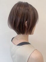 セイドット リー(Say. Ree)&nbsp;say.ボブひし形ショートダークレッドコーラルオレンジベージュ