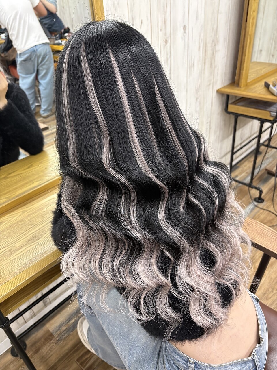 バレイヤージュ風エクステ：L261278937｜ヘアスタジオワン 藤沢店(HAIR