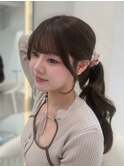 ☆アップスタイルが盛れる顔周りCUT☆