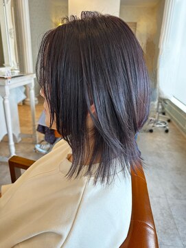 ヘアーサロン リアン 熊谷2号店(hair salon Rien) ワインレッドレイヤースタイル!