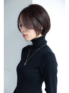 アンラヴェスト(AN LOVEST mashup hs) 暗髪ショートボブ/白髪ぼかし☆☆