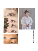 【eyelist maeda.】お顔の雰囲気に似合わせる、どの角度から見ても美しいお目元をデザイン