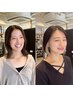 【オススメ】カット＋選べるポイントハイライトorポイントカラー　￥12,100～