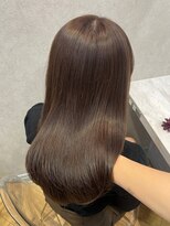 ロンド フィーユ(Lond fille)&nbsp;オリーブグレー/レイヤーカット/黒髪/マロンベージュ/銀座 ■