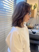 ワール(whirl.)&nbsp;肩ライン切りっぱなしレイヤー30代40代