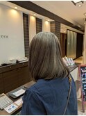 盛岡【脱白髪染めグレージュ】白髪染めをやめていきたい方◎