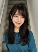 セミロング/レイヤーボブ髪質改善縮毛矯正白髪ぼかしショート