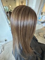 リッチヘアーデザイン(RICH HAIR DESIGN) ★ハイライト + シナモンベージュ