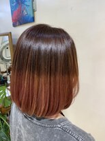 アズールサン 草加西口店(azule-sun)&nbsp;グラデーションカラー,スモーキーピンク,オレンジベージュ/草加