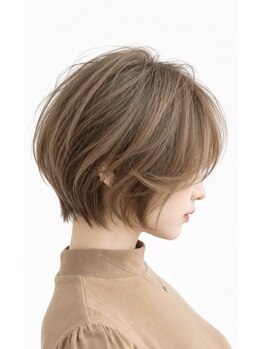 アース 沖縄新都心店(HAIR&MAKE EARTH)の写真/一人一人のクセ、骨格を見極めあなただけのオリジナルショートヘアに仕上げてくれます♪