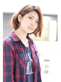 【ATTIVO】切りっぱなし系カジュアルボブ