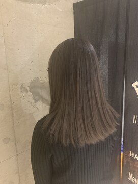 エイト 上野店(EIGHT ueno) 【EIGHT ueno】山田 透明感暗めグレージュ