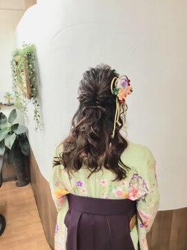 サロンド クラフト(salon de craft) 【卒業式】袴お着付け&ハーフアップアレンジ