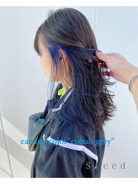 スティードトーキョー(Steed Tokyo) earring color"cobalt grey"【Steed/立川】