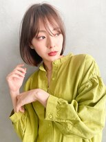 エース (ACE) ACE横浜　ミニボブ×ヌードベージュ×シースルーバング