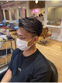 MEN'S HAIR 外国人風×刈り上げ×サイドパート
