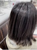 【白髪ぼかし】グレージュハイライト
