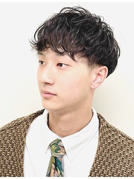 ヨシザワインク プレミアム 築地店(YOSHIZAWA Inc. PREMIUM) ナチュラルゆるパーマ/刈り上げ/ツーブロ/マッシュ/20代/30代