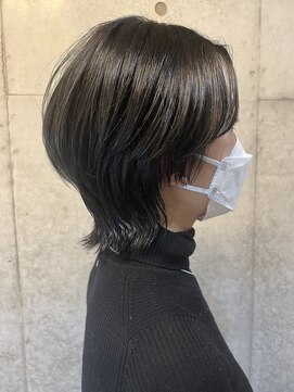 アイフィ(iFY) 【iFY 千葉】ショートウルフ×ブルーブラック style