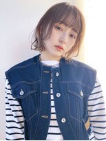 ルーク(LUKE) 顔周りレイヤーボブでふんわりヘア