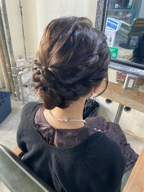 ヘアセット/ヘアメイク/巻きおろし/逆毛/卒業式[新宿/新宿駅]