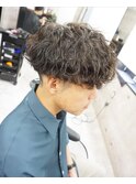 メンズカット/メンズパーマ/波巻きパーマスタイル