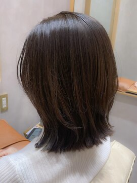 ガーデンヨコハマエスト(GARDEN YOKOHAMA est) レイヤーボブ　似合わせカット　イメチェン　グレージュ