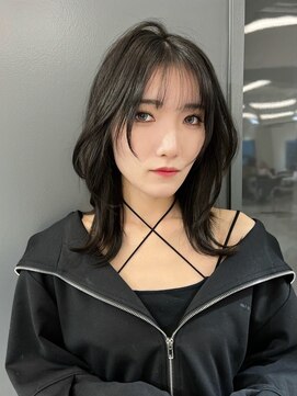 ランテルディ 渋谷(LANTERDIT) 【LANTELDIT】シースルーバング　韓国風　顔周りカット