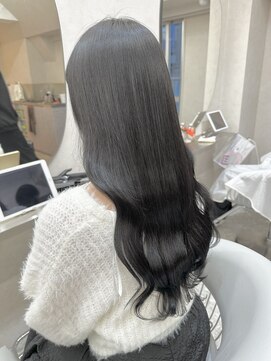 ラルムバイシー 新宿(LARME by Sea) 韓国ヘア/レイヤーセミディ/姫カット/ワンカール/シアーカラー