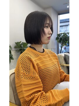 サンド 鹿児島中央(sand) ボブ/フルバング/ハッシュカット/イメチェン/似合わせカット]