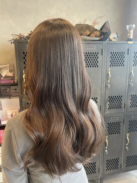 アチーブリス(achieve Liss) 愛されウェーブロング マロンベージュカラー