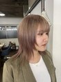 タヴィ(Tavi) ハイトーンカラーに顔周りレイヤースタイル可愛いです◎