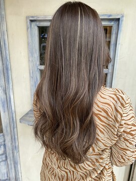 エイミーバイアフロート(amie by afloat) ハイライト×ベージュカラー