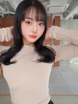 アンジェリカ 尼崎店(ANGELICA)&nbsp;ANGELICA 大人かわいい 透明感 アッシュブラック