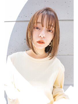 レゴ(REGO) #黒髪ボブルフネビージュ小顔ワンレン