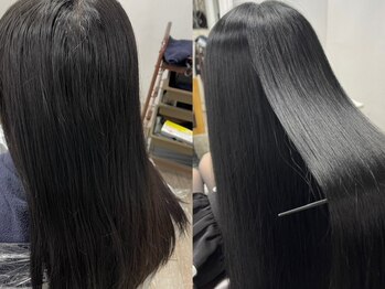 アルファ(ALPHA)の写真/次世代TR【グローバルミルボン】導入★限られた美容室でしか扱えない、超本格派TRでなりたい髪質へ！