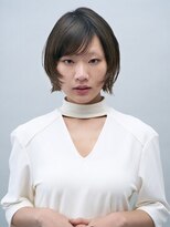 ガリカ 横浜(Gallica) モードっぽさのある顔周りレイヤー外ハネショートボブ