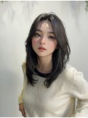 くびれヘアレイヤーカット似合わせカット鎖骨ミディアム20代30代