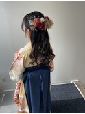 卒業式ヘアセット