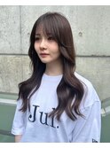 韓国風ｘシースルーバングｘエギョモリｘタンバルモリｘレイヤー