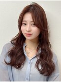 小顔に見えるモテウェーブロング　PRIMA ange 中目黒