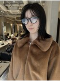 ミディアムフェイスレイヤースタイル*