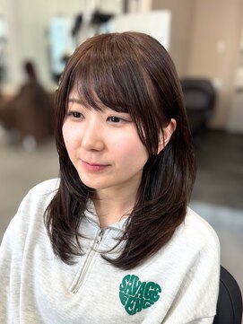 ジエクトカナウ 梅田 似合わせ顔周りカット◇フェイスレイヤー・姫カットレイヤー