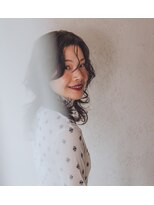 ヘックヘアー(hec hair)&nbsp;ミディアムウルフ×ウェットスタイリング