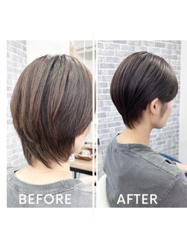 ノイ(Noy) 大人ショート×ブラウンカラー