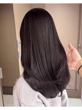 ハイライトカラー/ココアブラウン/白髪ぼかし/恵比寿サロン