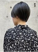 長め前髪カット大人コンパクトョート