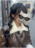 クラゲヘア/ヒツジヘア/ヘアメ/渋谷ヘアメ