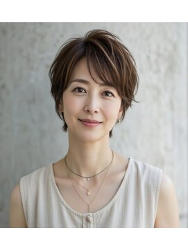 ビューティーモール 愛知川本店(BEAUTY MALL) 大人可愛い小顔ふんわりショート☆