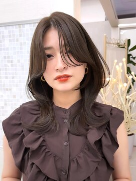 アンフィニー 銀座(ANFINI) 前髪/顔まわり小顔/大人レイヤー/レイヤーカット/丸顔/面長/銀座